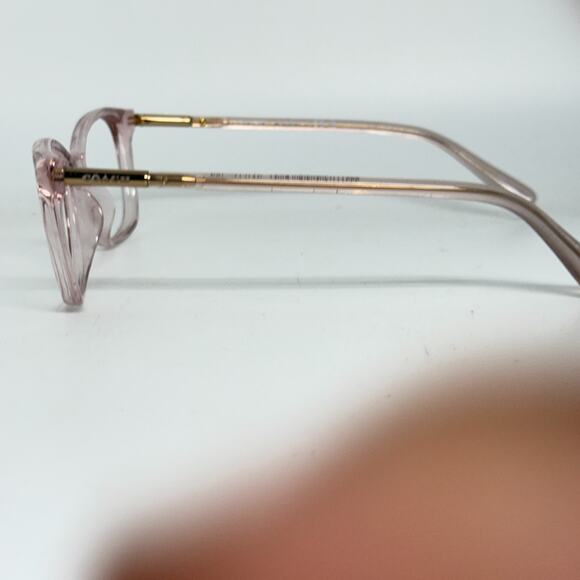 Coach Eyeglasses HC 6192U 5552 Transparent Pink Frame 52-17 145 H19808 - Picture 2 of 7